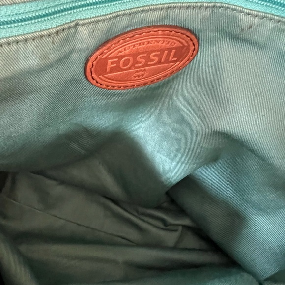 Fossil Vintage Shopper Multicolor Leather and Woven Textile Tote Bag - Picture 12 of 16